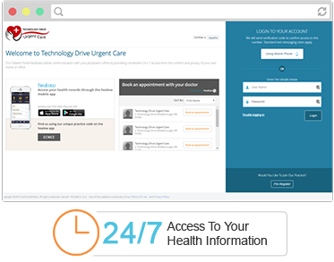 Patient Portal Screenshot