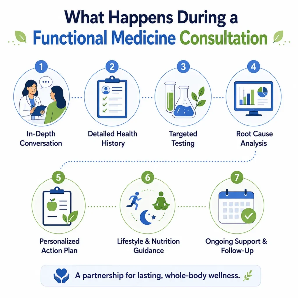 what happens during functional medicine consultation